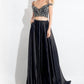 Rachel Allan - Beaded Charmeuse Two-piece Gown