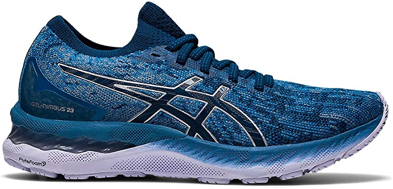 ASICS Women's Gel-Nimbus 23 Knit Running Shoes Gray Size 6 B(M) US
