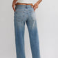 Free People - Risk Taker Mid-rise Straight Jeans