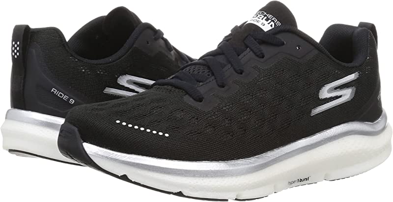 Skechers Women's Go Run Ride 9 Running Shoes Black Size 9.5 B(M) US