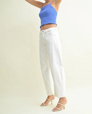 Just Black Denim - Mid-rise Barrel Jeans