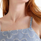 Compania Fantastica - Denim Daisies Top