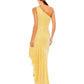 Mac Duggal - One Shoulder Asymmetrical Hem Dress
