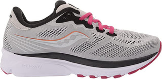 Saucony Womens Ride 14 Running Shoes Fog/Cherry Size 12 B(M) US