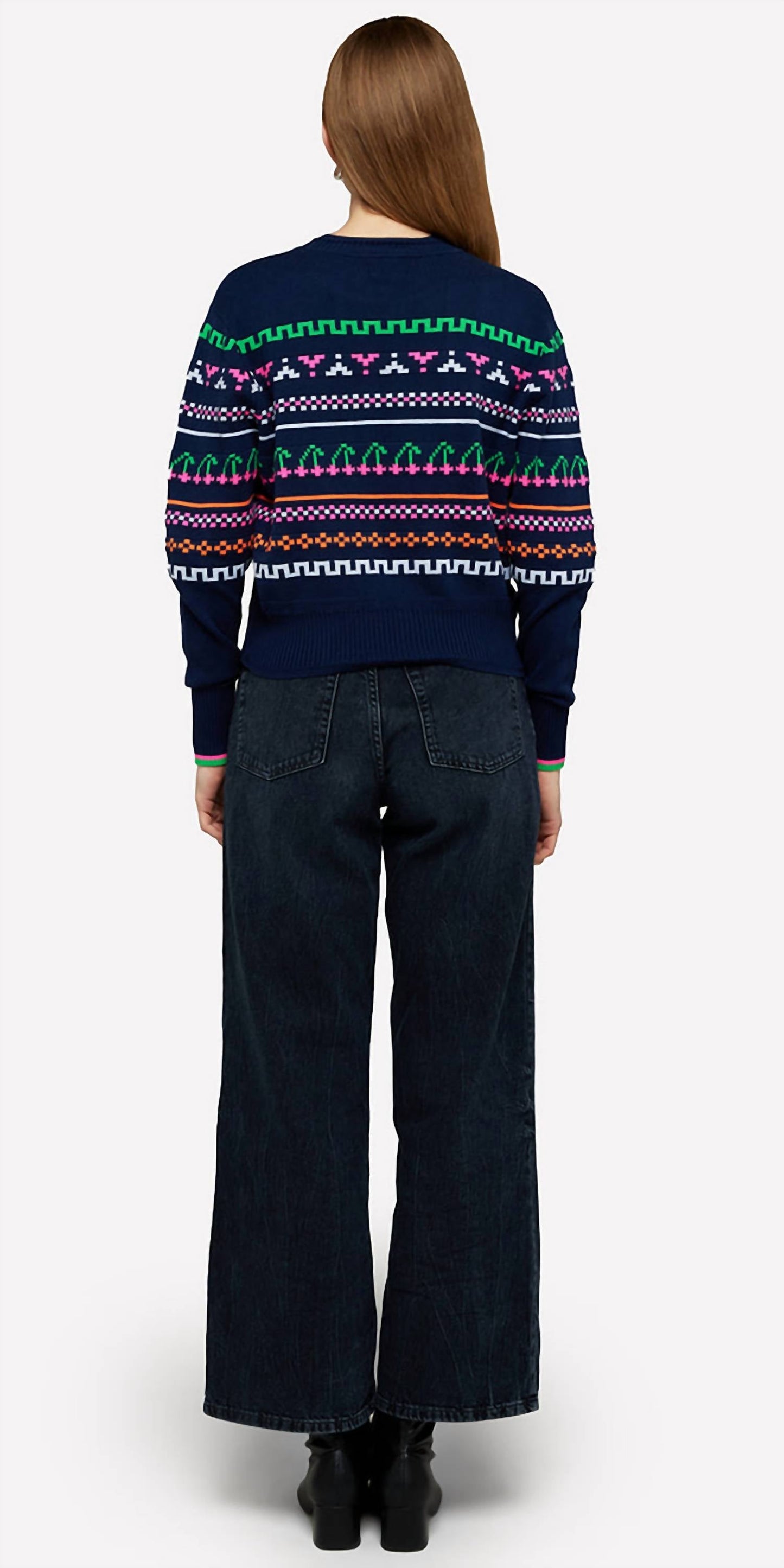 Brodie Cashmere - Elsie Pop Crew Sweater