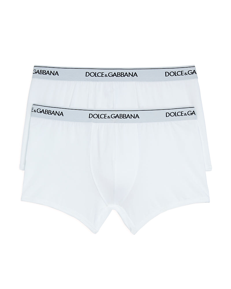 Dolce & Gabbana Men's White Boxer Briefs - 2 Pack