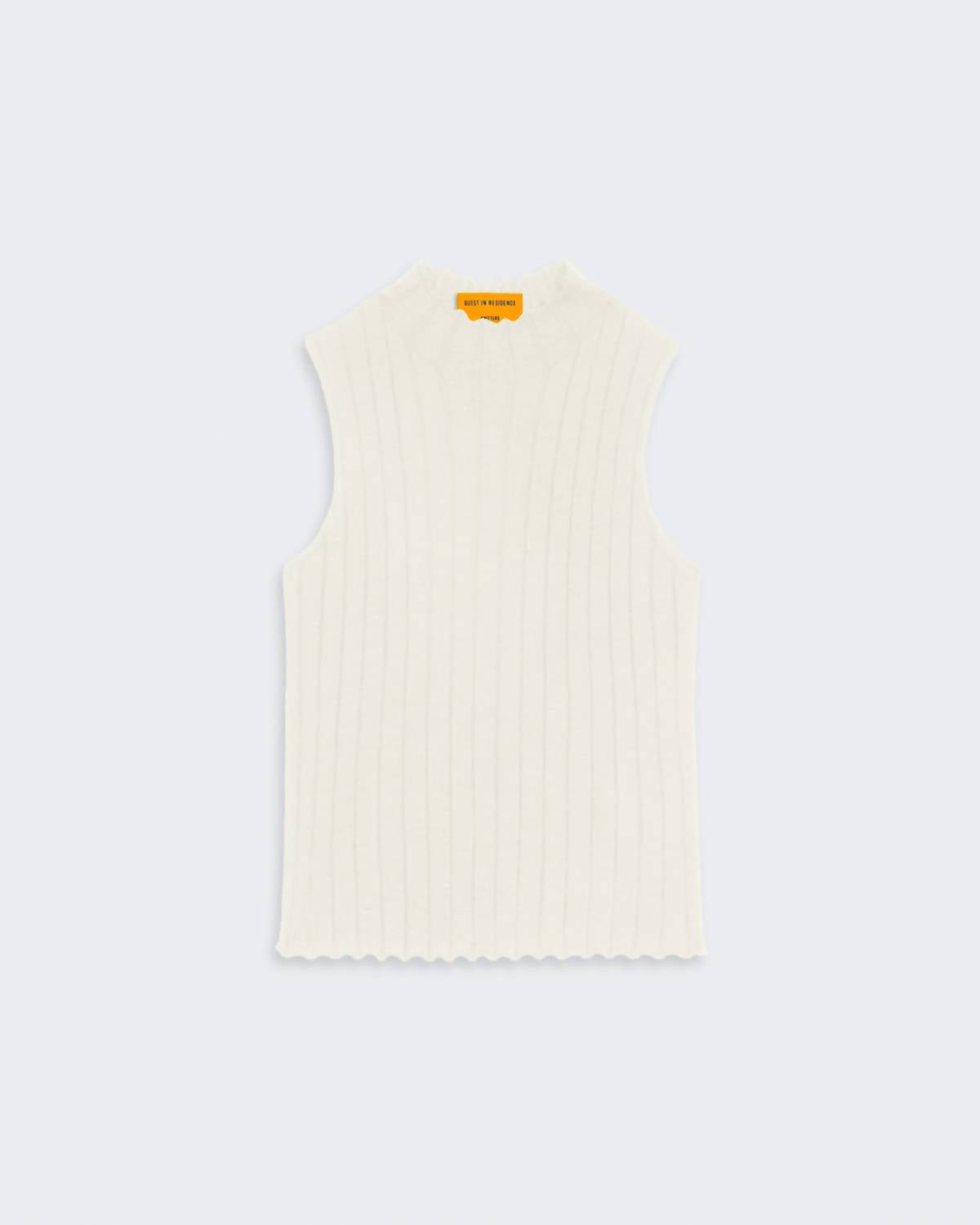Guest In Residence - Rib Mockneck Shell Top