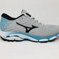 Mizuno Women's Wave Inspire 16 Knit Running Shoes Grey Size 6 B(M) Us