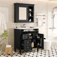 Bathroom Vanity With Medicine Cabinet and Storage