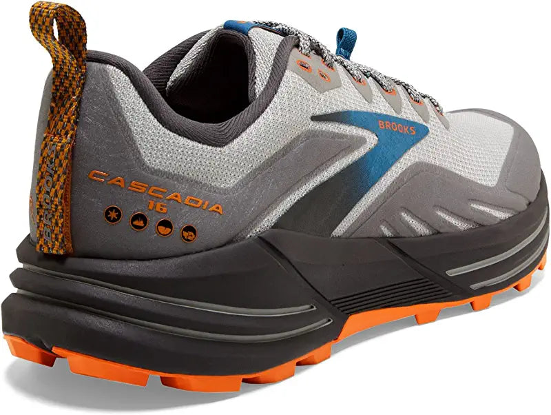 Brooks Men's Cascadia 16 Trail Shoes Orange Size 11 2E(W) US