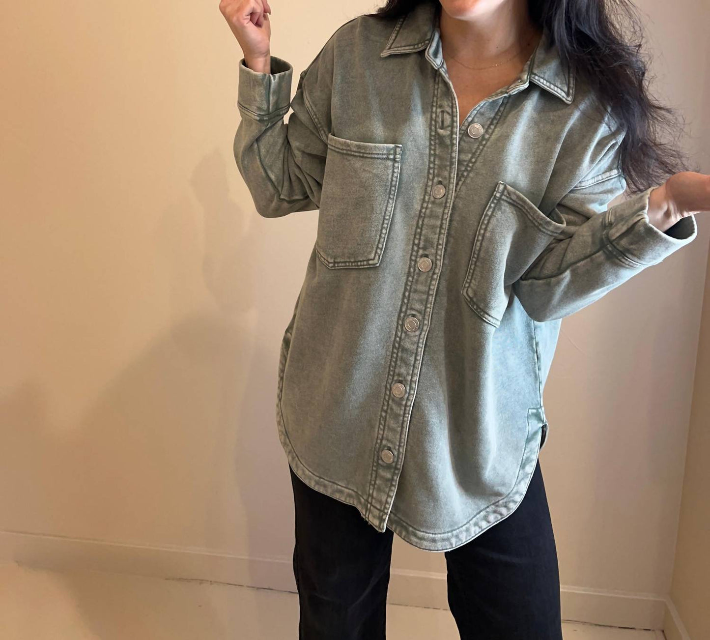 Z Supply - Beacon Knit Denim Jacket