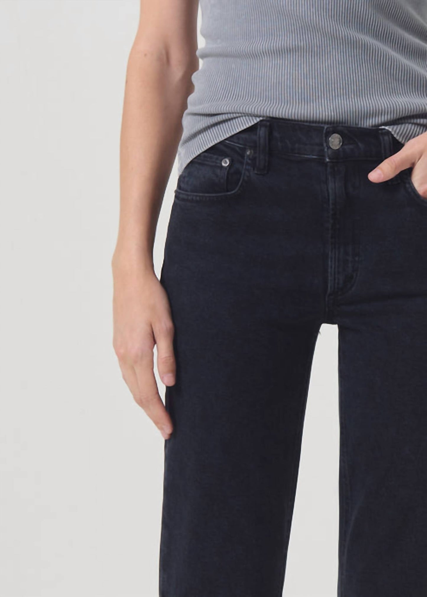 Agolde - Kye Mid Rise Straight Crop Pant