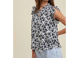Wishlist - Cami Floral Ruffle Blouse