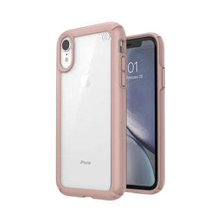 Speck Presidio Show Designed for Impact Case for iPhone Xr - Clear/Rose Gold