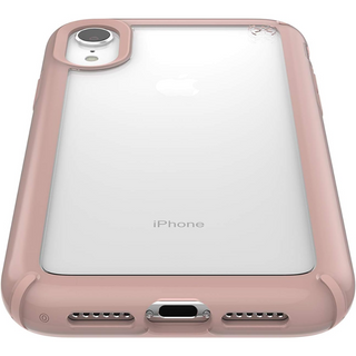 Speck Presidio Show Designed for Impact Case for iPhone Xr - Clear/Rose Gold