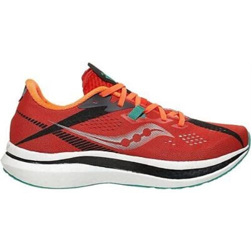 Saucony Men's Endorphin Pro 2 Running Shoe Scarlet/Black Size 10 D(M) US