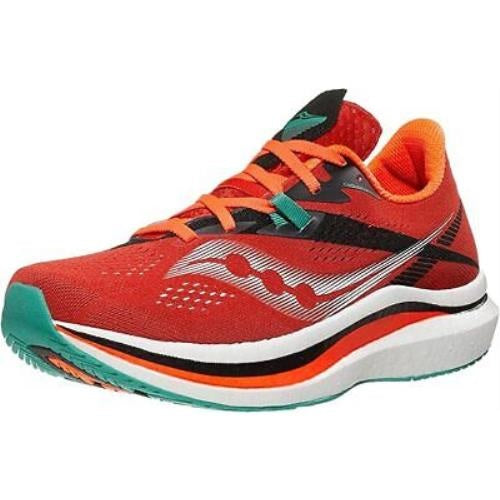 Saucony Men's Endorphin Pro 2 Running Shoe Scarlet/Black