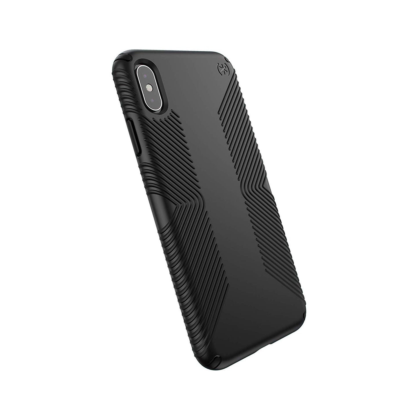 Speck Presidio Grip Designed for Impact Case for iPhone Xs Max - Black/Black