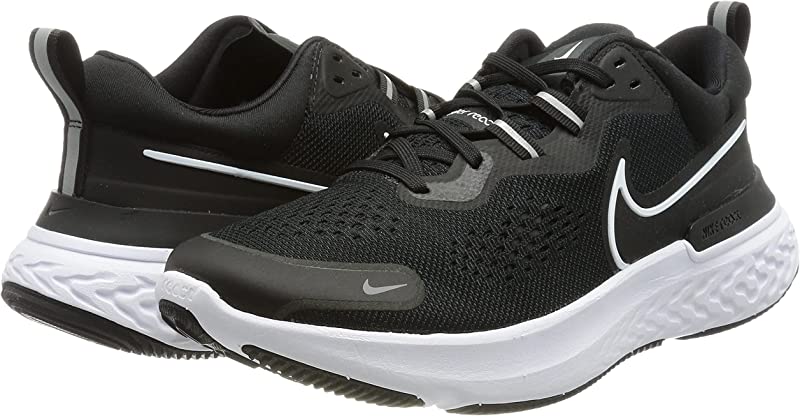 Nike Men's React Miler 2 Running Shoes Black/Black