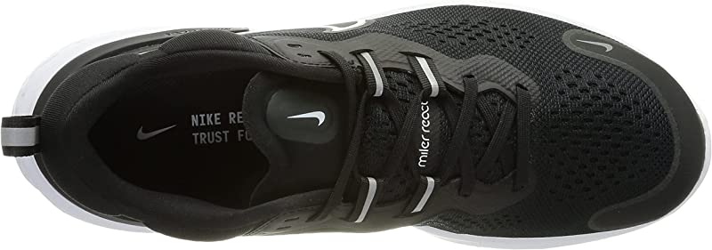 Nike Men's React Miler 2 Running Shoes Black/Black