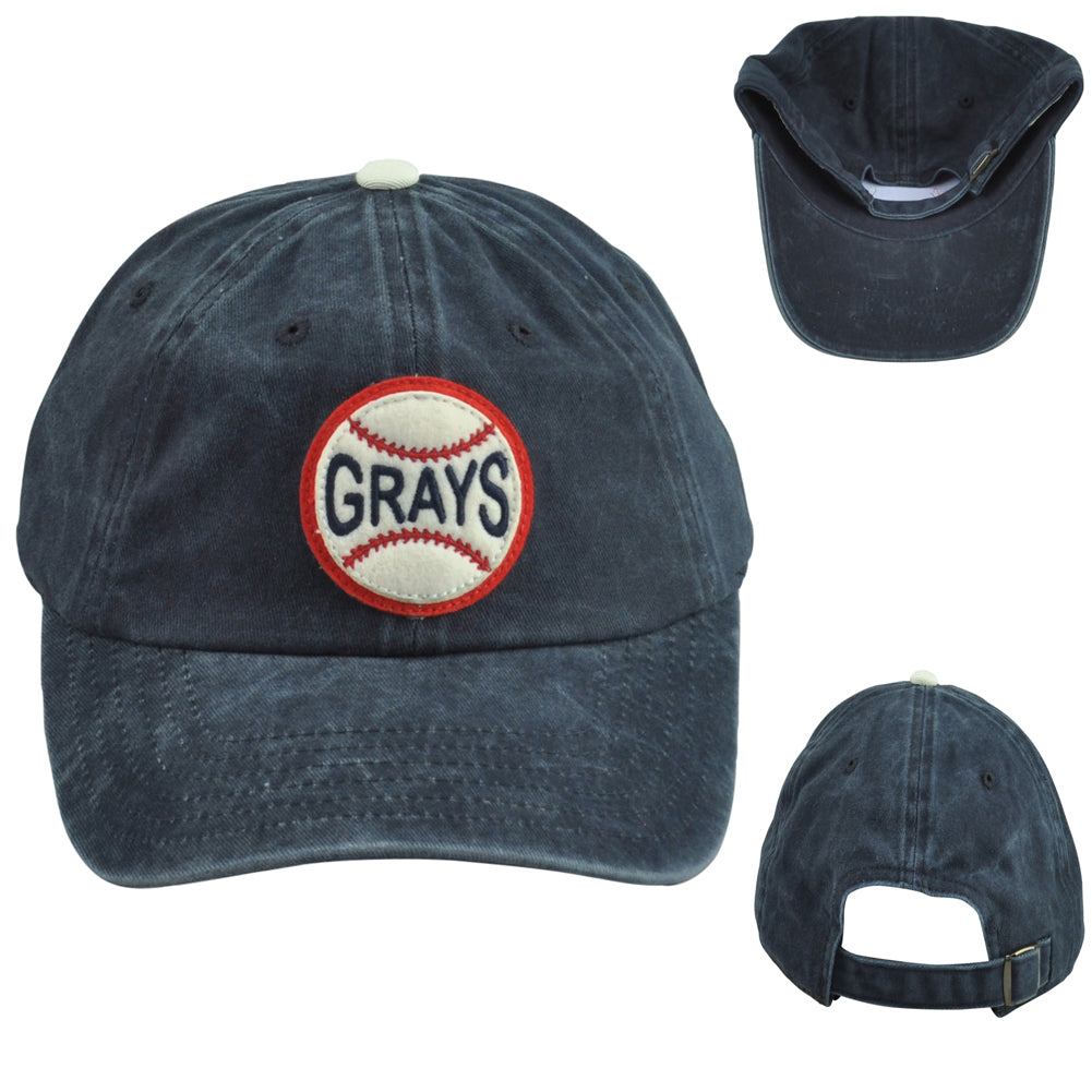 American Needle Negro League Homestead Grays Garment Washed Adjustable Hat Cap