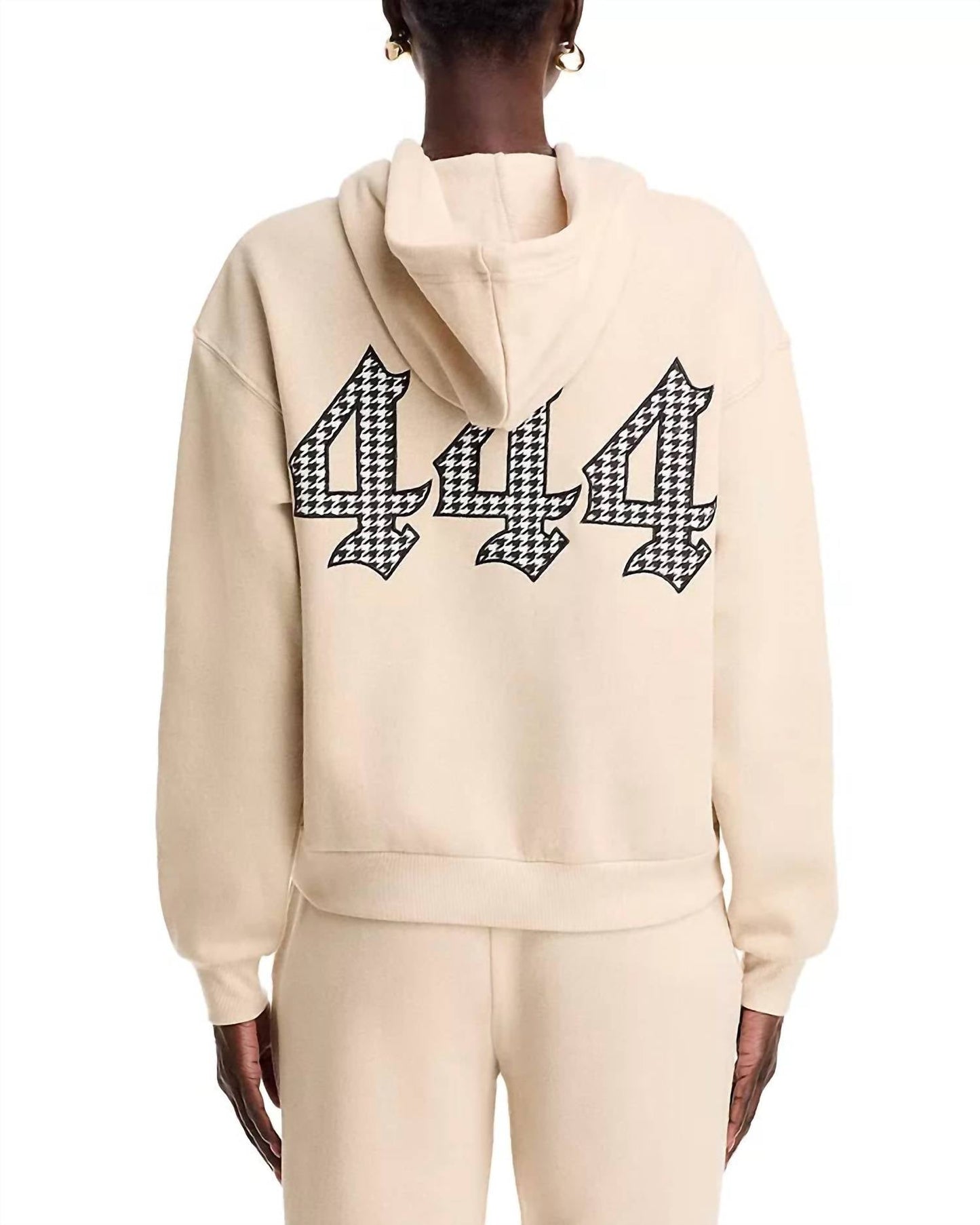 Vintage Havana - Angel Number 444 Hoodie with Patch