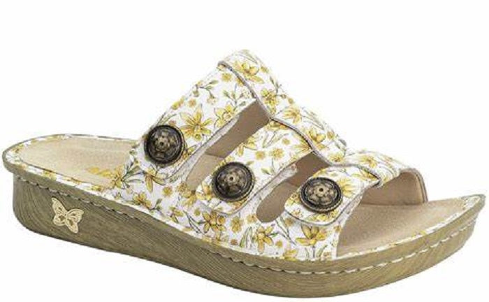 Alegria Women's Viera Slide Sandal Daffodil LeatherSize 36 M EU