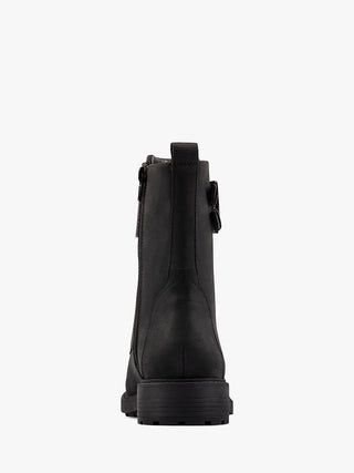 Clarks Women's Orinoco 2 Lace Leather Boots Black Size 8.5 B(M) US