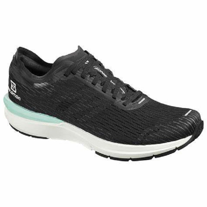 Salomon Men's Sonic 3 Accelerate Running Shoes Black/White