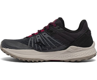 Saucony Women's Mad River TR2 Trail Shoes Charcoal/Black
