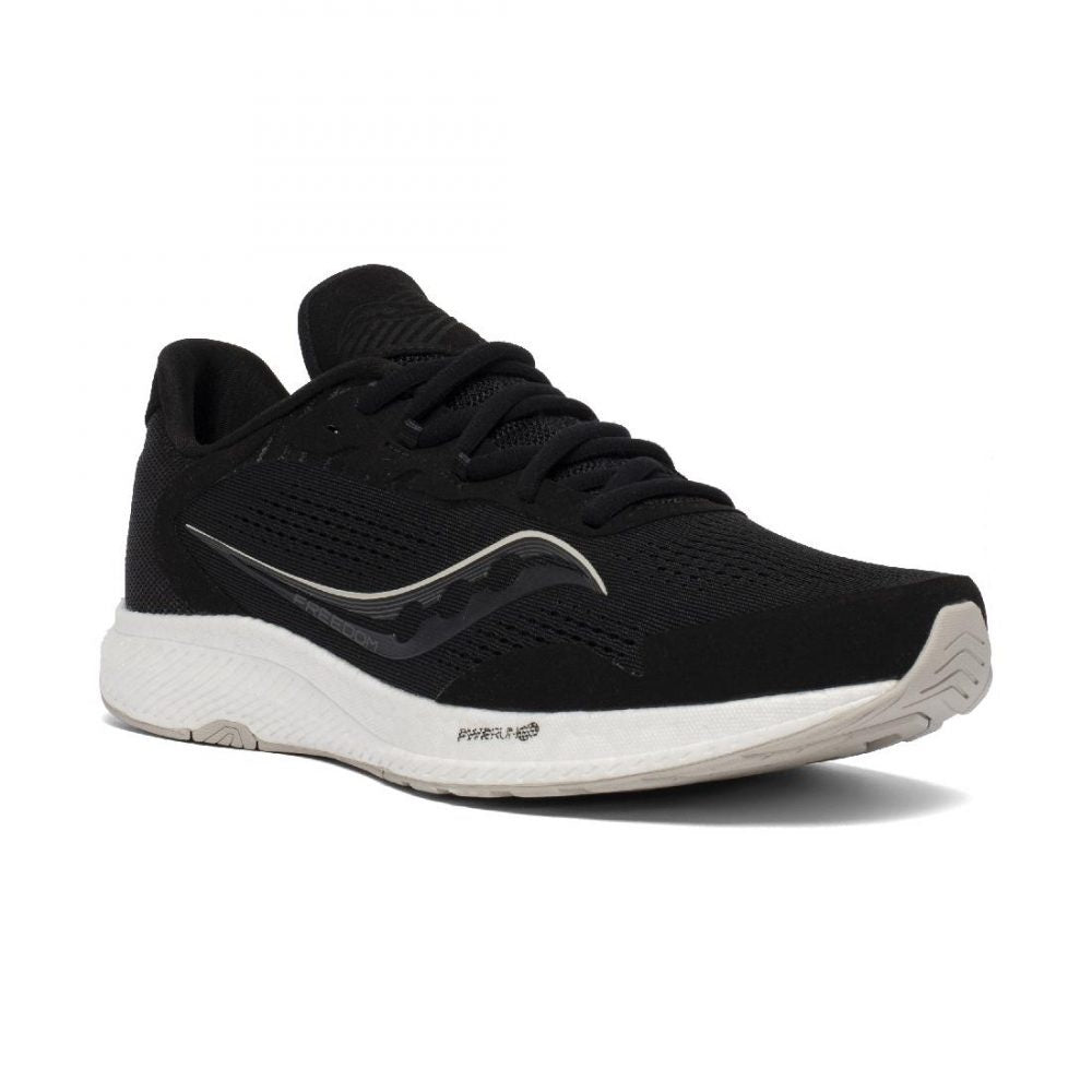 Saucony Men's Freedom 4 Running Shoes Black/Stone