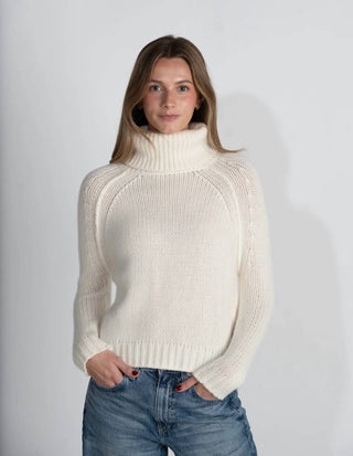 Archer Cashmere - Archie Stitchy Turtleneck Pullover