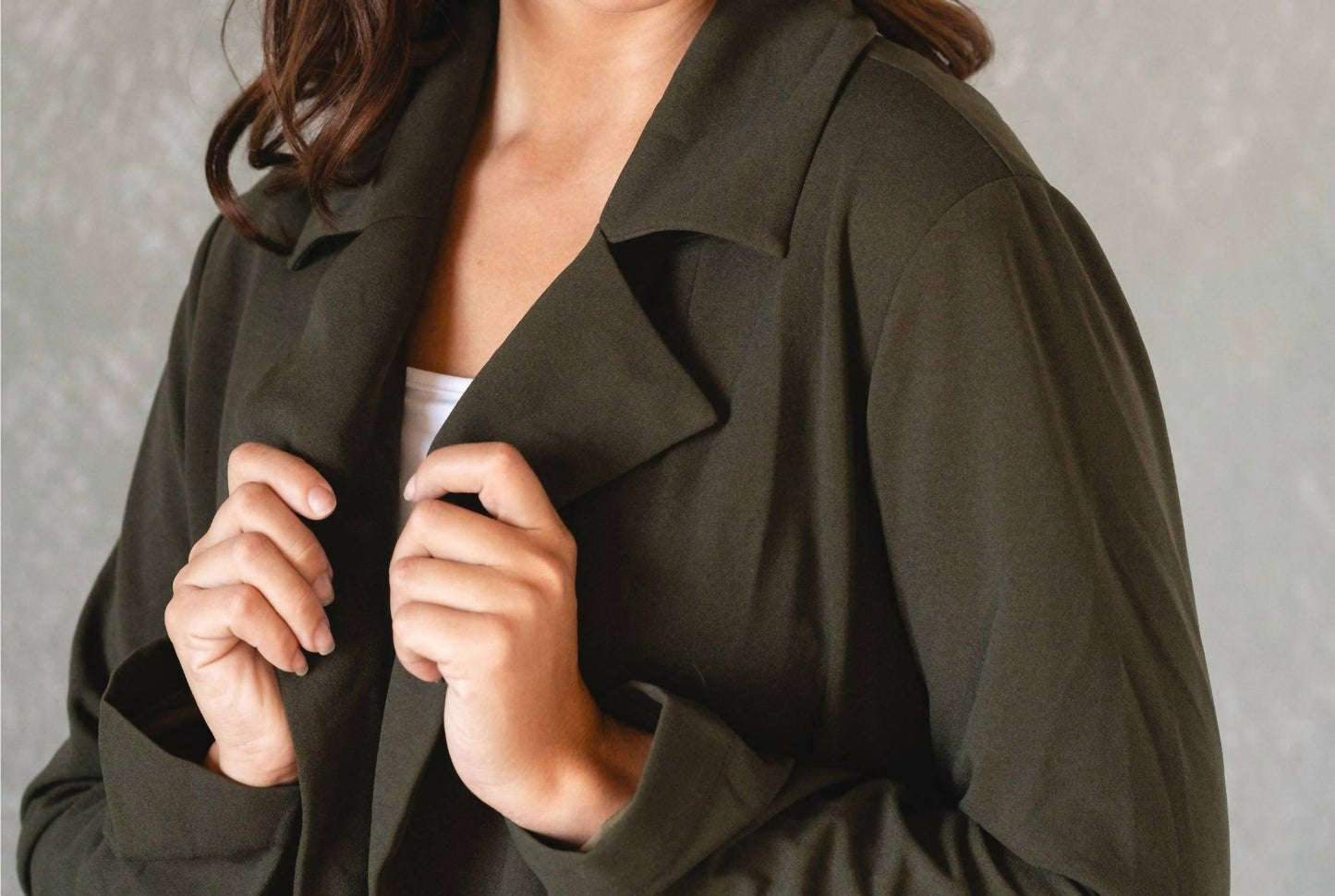 Aemi + Co - Emory Dark Green Trench Coat