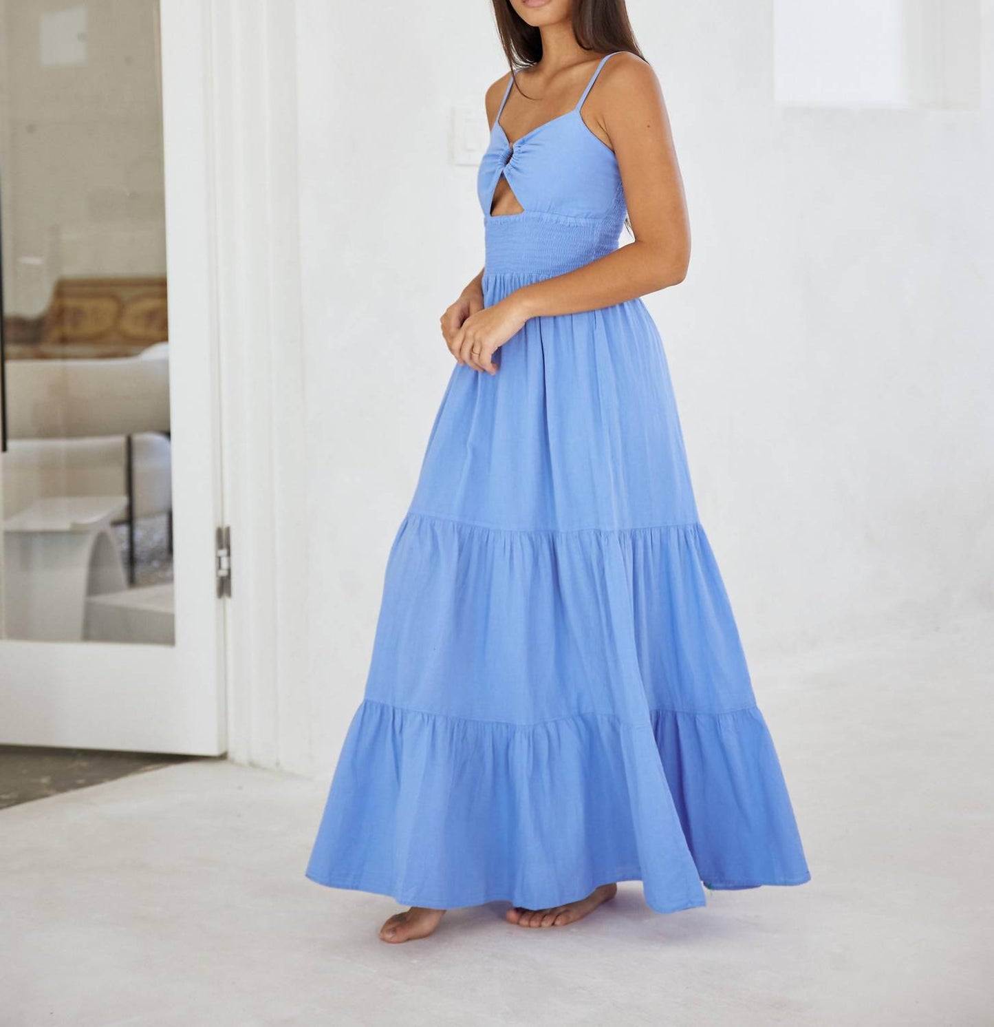 Blanco By Nature - Nayla Keyhole Maxi Dress