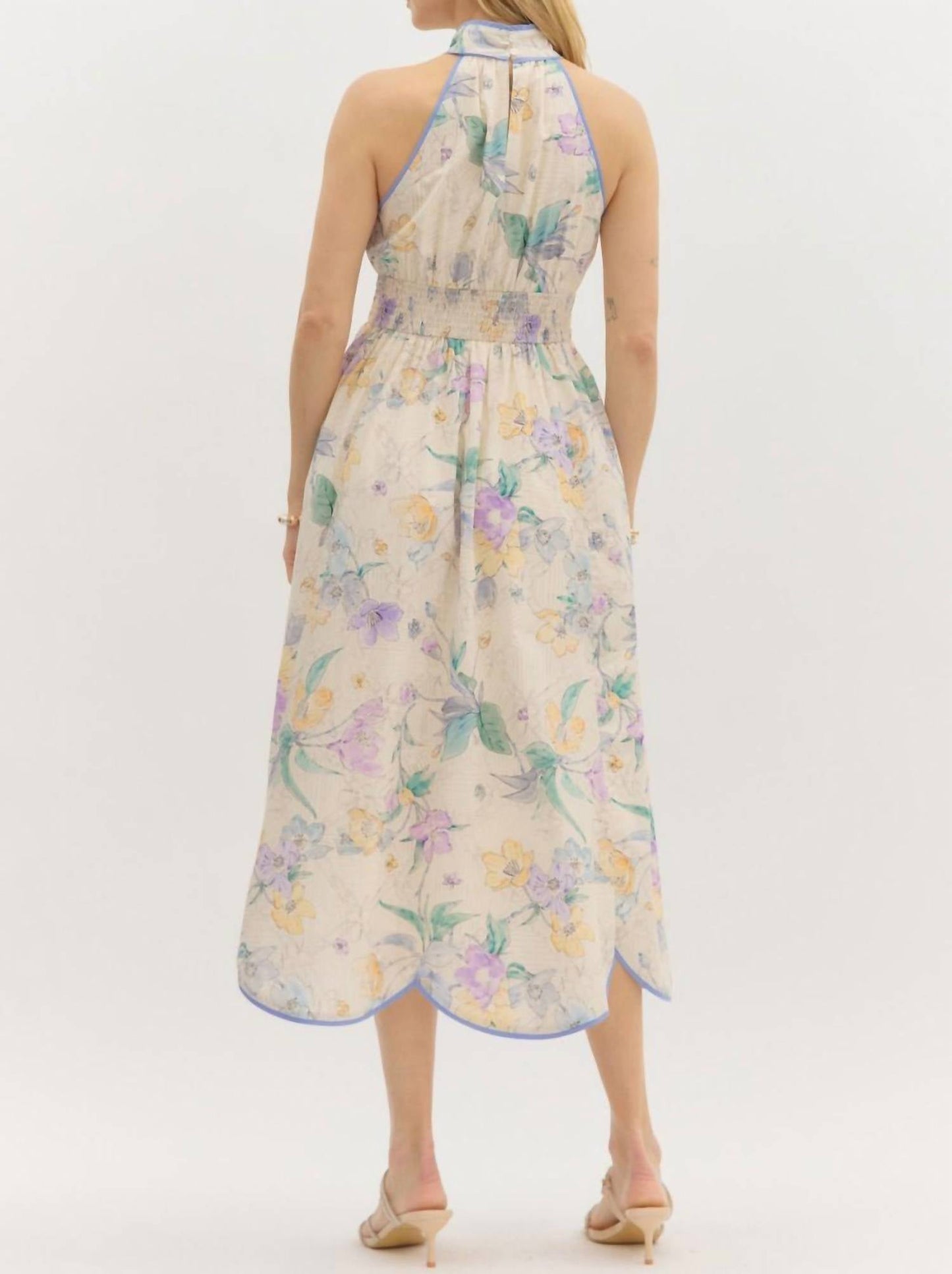 Entro - Kaia Halter Midi Dress