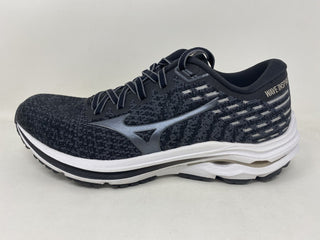 Mizuno Women's Wave Inspire 17 Running Shoes Black/Platinum Size 12 B(M) Us