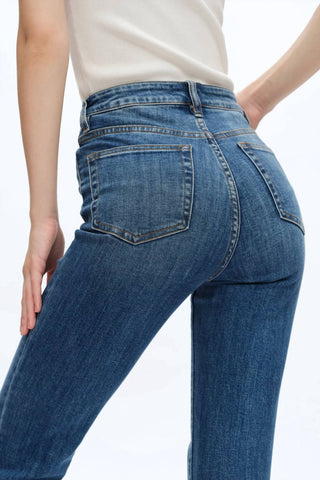 Bayeas - High Rise Bootcut Flare Jean