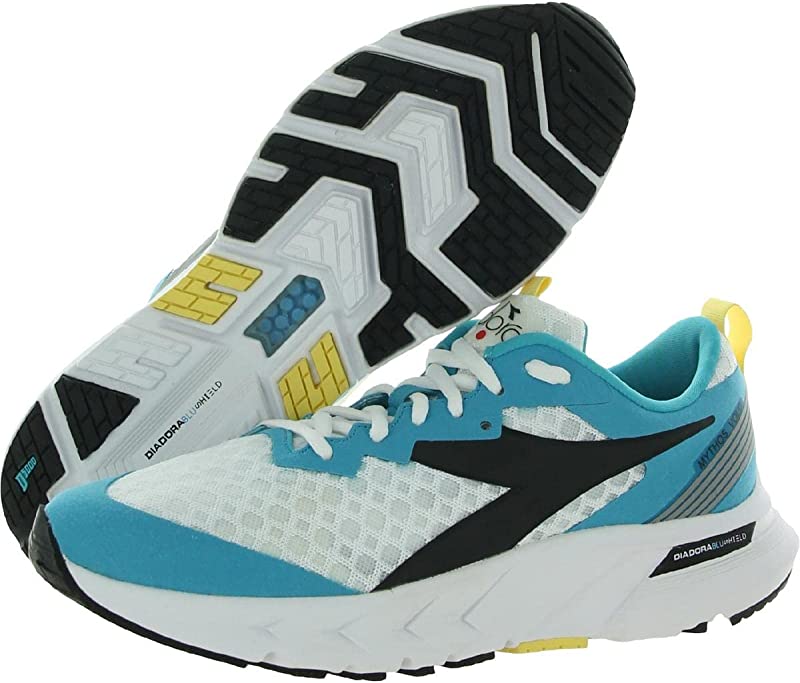 Diadora Women's Mythos Blushield Volo Running Shoes White/Blue