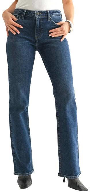 Just Black Denim - Low Rise Slim Bootcut Jeans