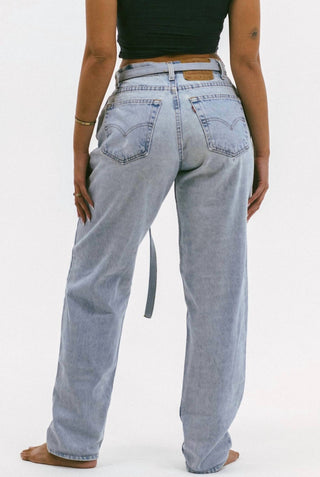 Aligrace - Belted Customs Jeans