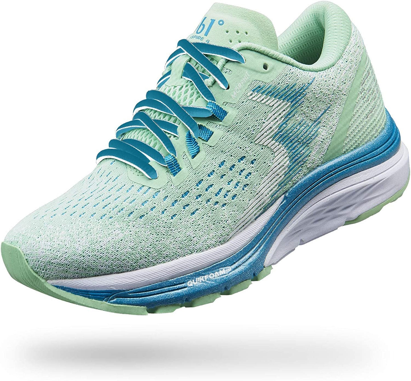 361 Degrees Women's Spire 4 Running Shoes Blue/Green