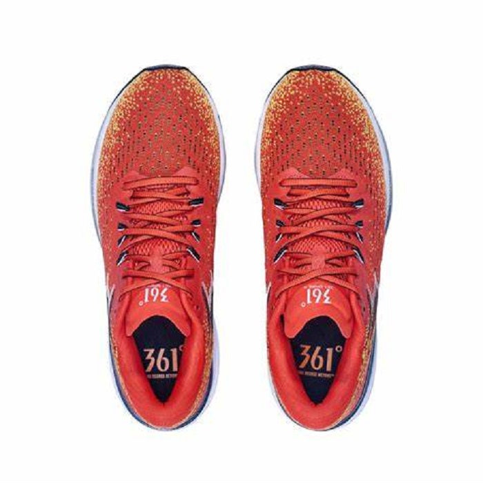 361 Degrees Mens Spire 4 Running Shoes Raft/Canary