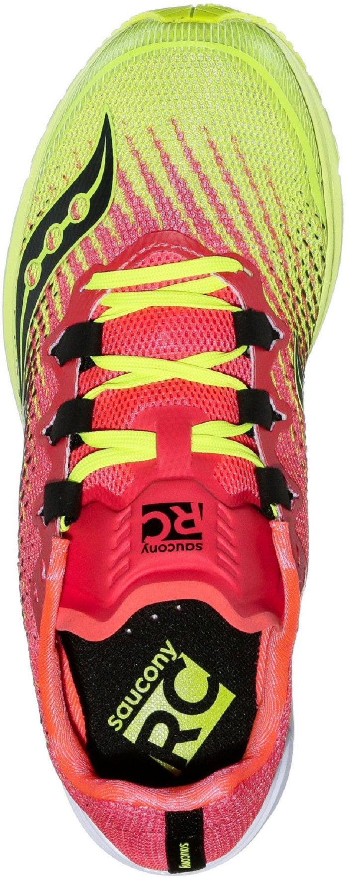Saucony Women's Type A9 Road Running Shoes Citron/Pink Size 7.5 B(M) US