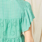 Entro - Flutter Sleeve Eyelet Top