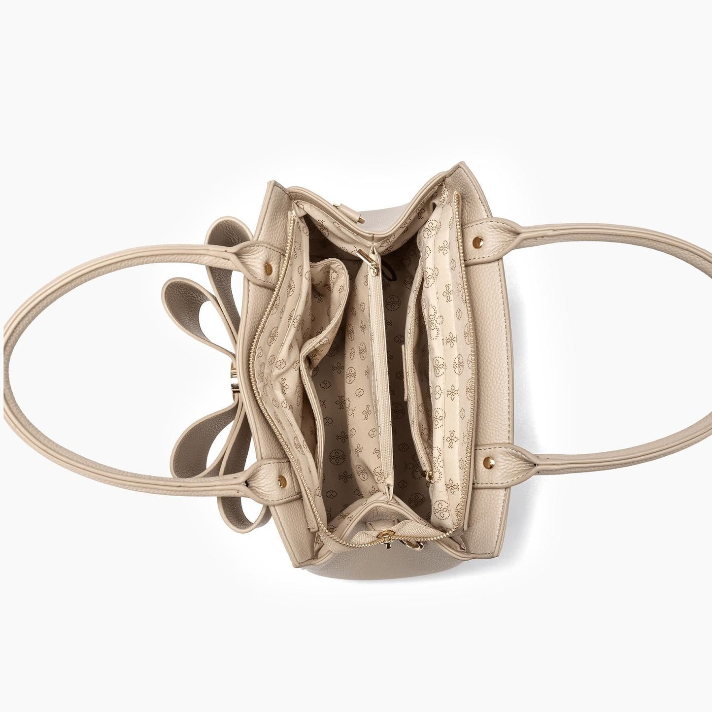 Like Dreams - Women's Poppy Bowtie Top Handle Satchel Bag