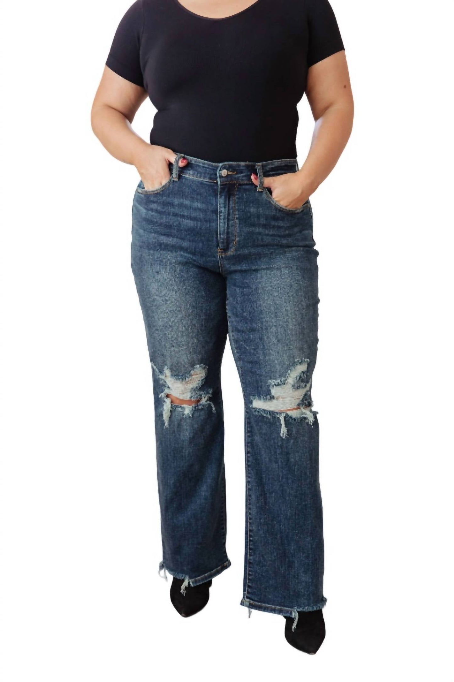 Judy Blue - High Rise 90's Straight Jeans
