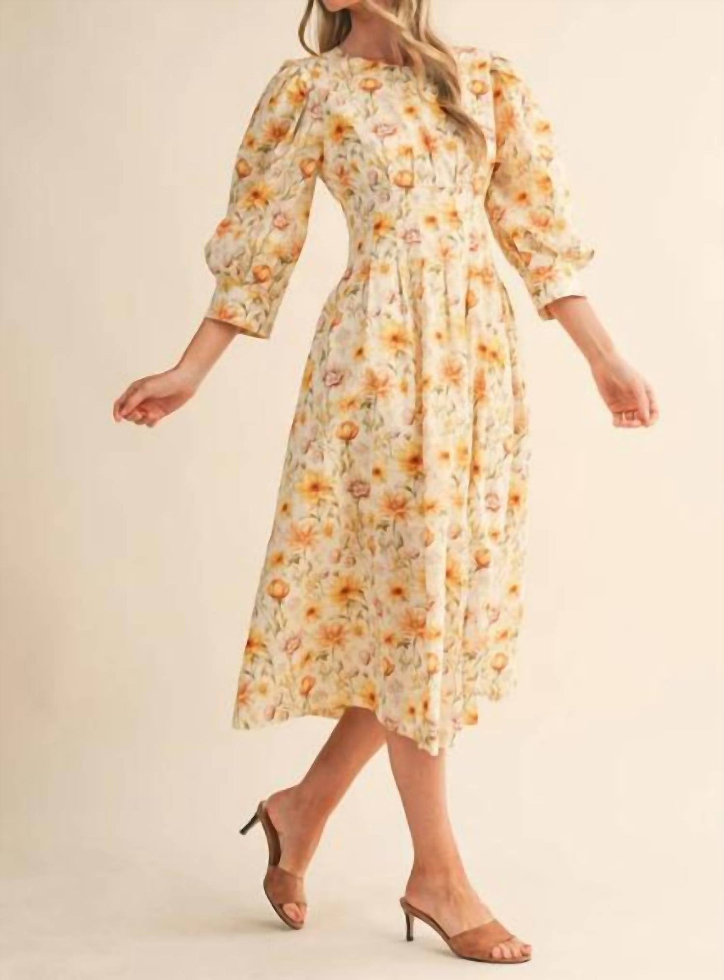 &Merci - Addison Floral Midi Dress