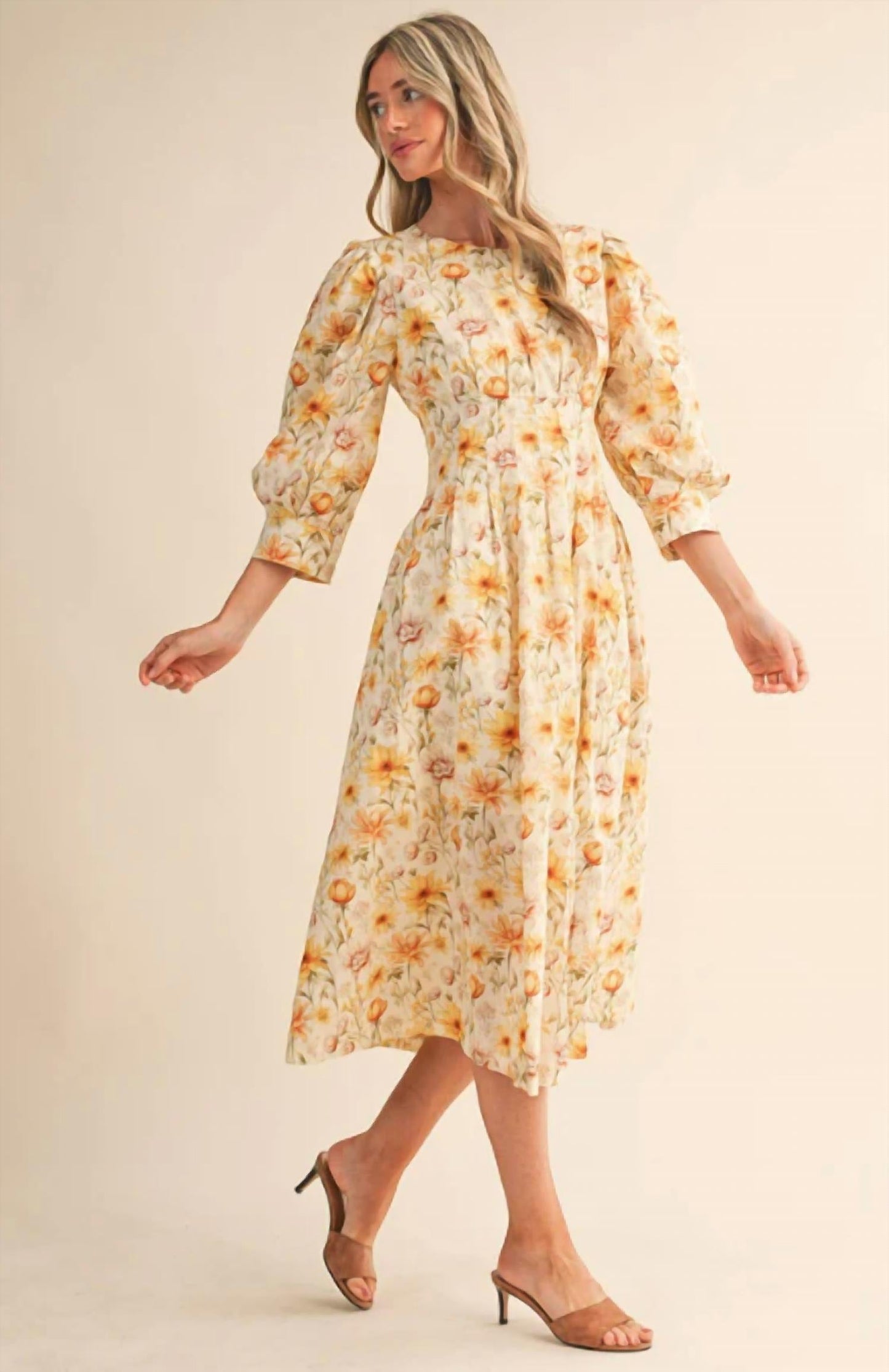 &Merci - Addison Floral Midi Dress