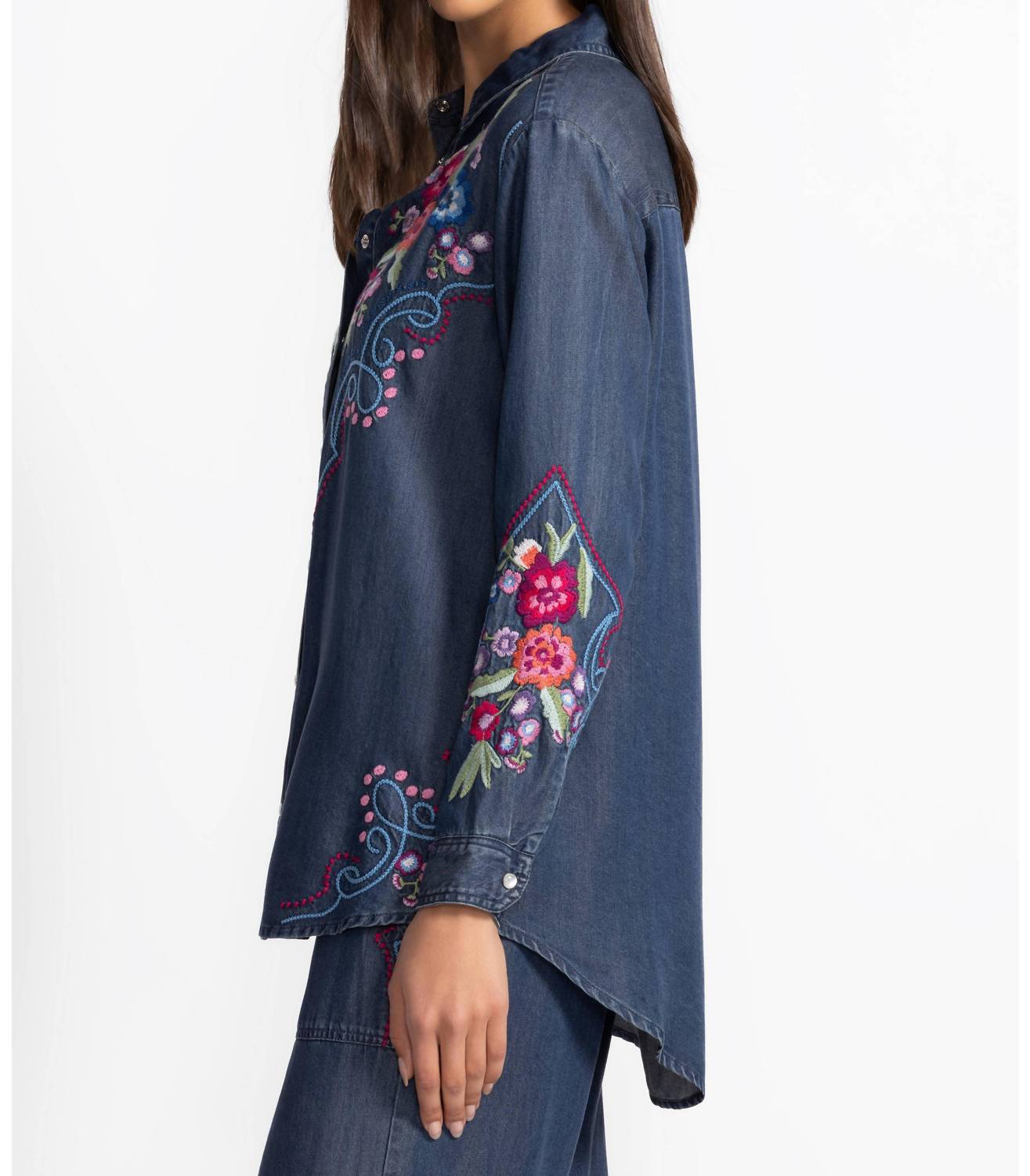 Johnny Was - Oversized Shirt Tunic