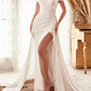 Cinderella Divine - Draped Off The Shoulder Gown